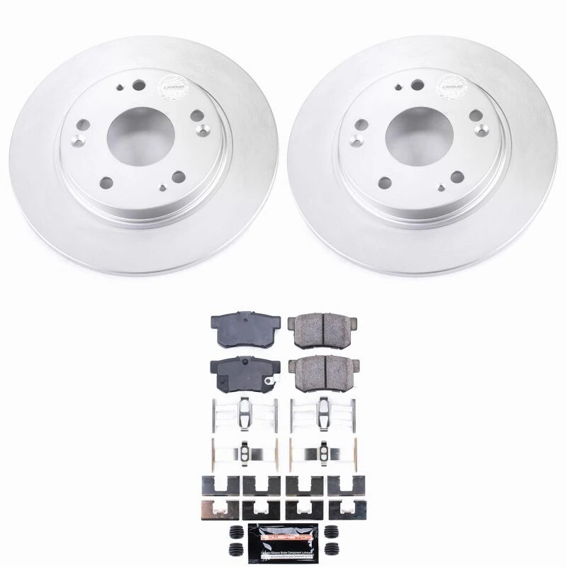 Power Stop 11-15 Honda CR-Z Rear Z23 Coated Brake Kit