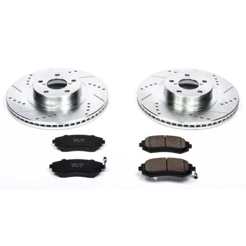 Power Stop Front Z23 Evolution Sport Brake Kit for 04-06 Subaru Baja