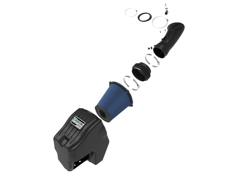 aFe Quantum Pro 5R Kaltluft-Ansaugsystem 11-16 Ford Powerstroke V8-6.7L - Geölt