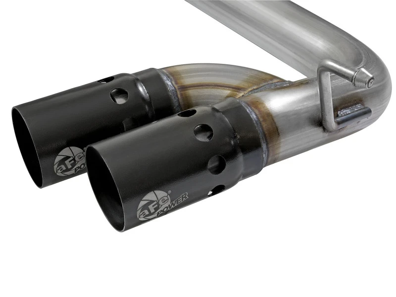 aFe Rebel Series DPF-Back 3 Zoll Seitenabgang SS Auspuffanlage mit IC Schwarze Spitze 2016 GM Colorado/Canyon 2.8L (td)
