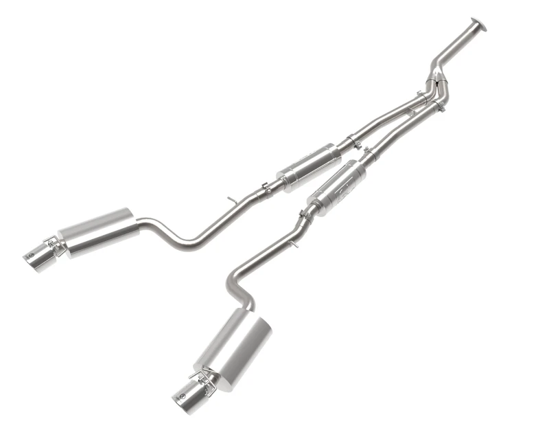 aFe POWER Takeda 16-17 Lexus IS200t L4-2.0L (t) 2,5 Zoll-3 Zoll 304 SS CB Auspuff mit polierter Spitze