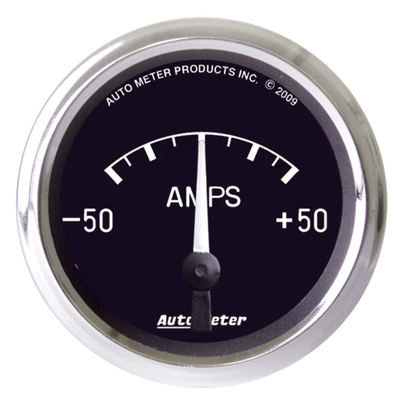 AutoMeter Gauge Ammeter 2-1/16in. 50A Electric Cobra