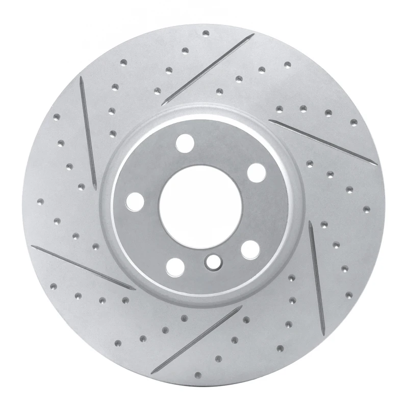 DFC 16-18 BMW X4 Right Front Drilled & Slotted Geoperformance Rotor