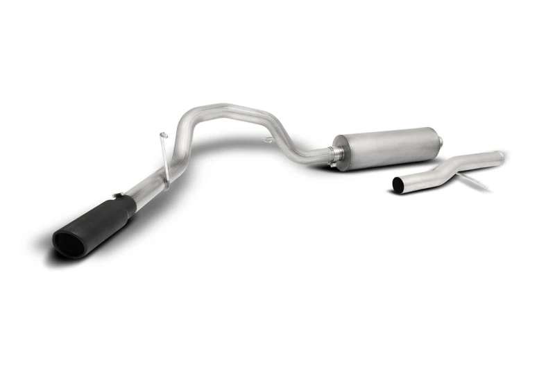 gibson_616517B-67933b39e9865 Gibson 20-21 GMC Sierra 2500HD/3500HD 6.6L Kat-Back-Einzelauspuff-System Edelstahl - Black Elite
