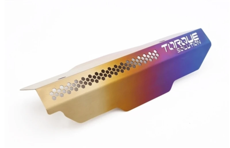 Torque Solution Motorabdeckung für 02-14 Subaru WRX - Titan Burnt Purple/Blue