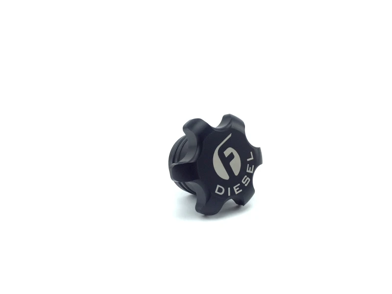Fleece Performance 13-18 Dodge Cummins Schwarz eloxiertes Billet-Kraftstofftankdeckel