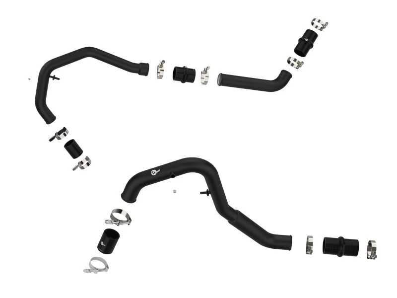 aFe Bladerunner Intercooler Hot Charge Pipe Black 2-2.5in 2021+ Ford F-150 V6-2.7L (tt)
