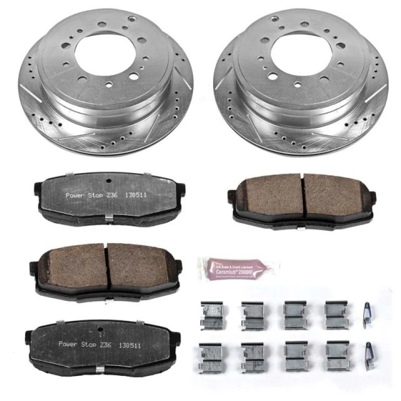 powerstop_K3073-36-67945dea551ae Power Stop 08-11 Lexus LX570 Rear Z36 Truck & Tow Brake Kit