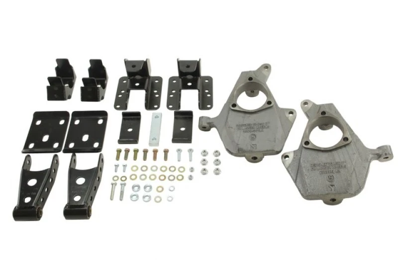 Belltech Tieferlegungskit 2014 Chevy/GMC Silverado/Sierra Alle Kabine 2WD 2 Zoll vorne/4 Zoll hinten ohne Stoßdämpfer