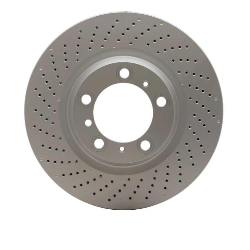 DFC 07-13 Porsche 911 Left Rear Drilled GeoSPEC Coated Rotor
