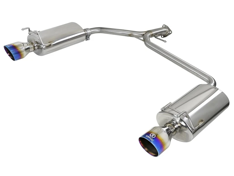 aFe Takeda 2,25-1,75 Zoll 304 SS Axle-Back Exh mit Blue Flame Tips 13-17 Honda Accord Sport Sedan I4-2,4L