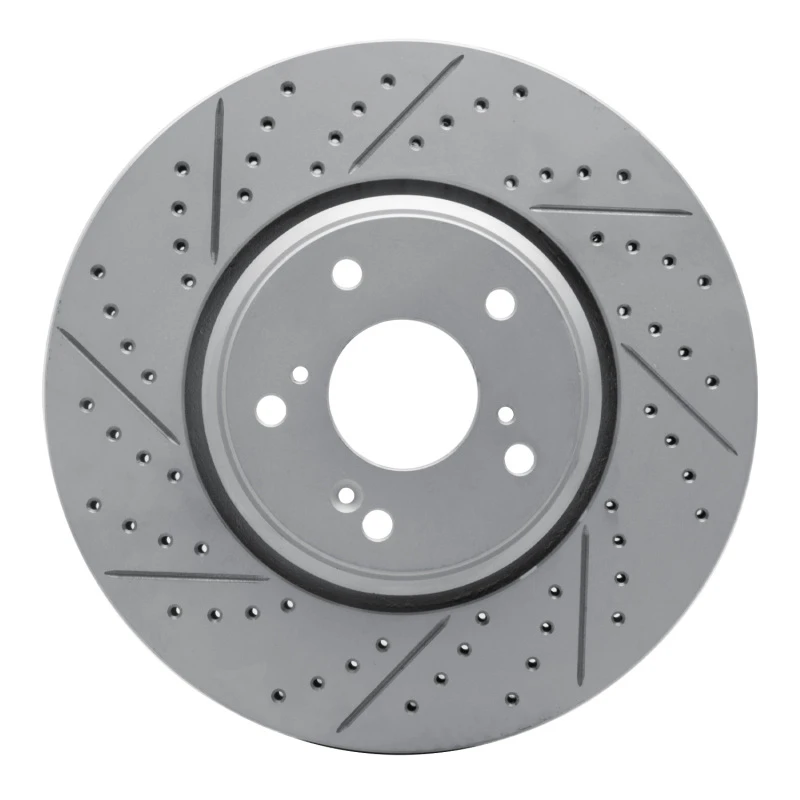 DFC 16-22 Acura ILX Front Left Drilled & Slotted Geoperformance Rotor