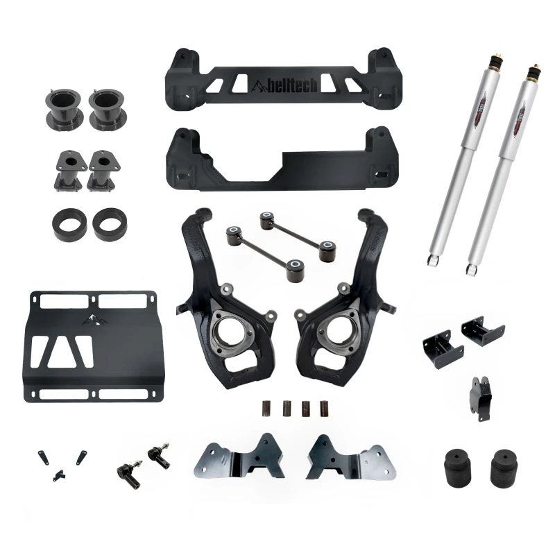 Belltech 2019+ Dodge Ram 1500 2WD (NonClassic) 7 Zoll Lift-Kit mit Stoßdämpfern