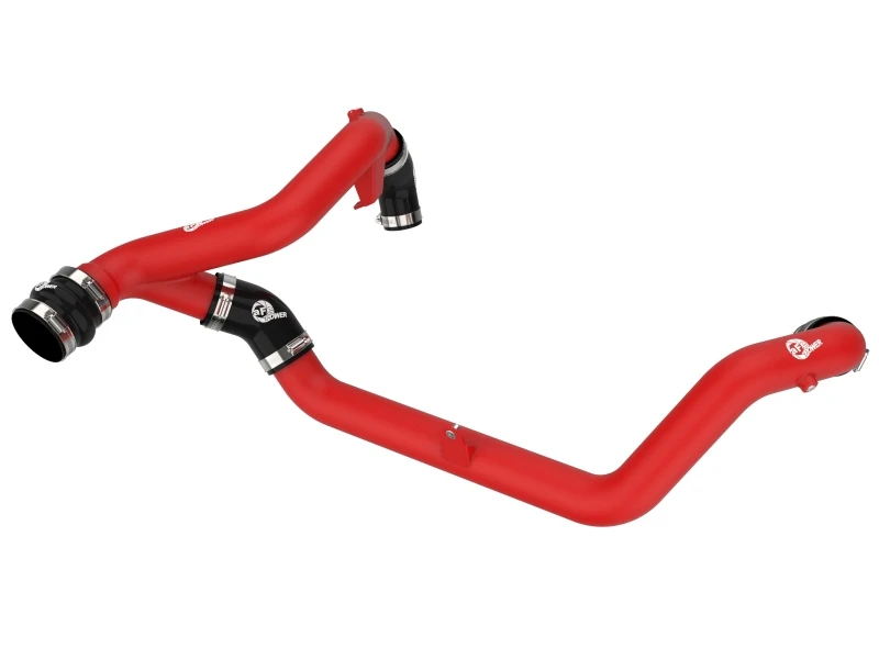 aFe BladeRunner 2 1/4 Zoll Intercooler Hot Side Ladeleitung 22-23 Ford Explorer V6-3.0L (tt) - Rot