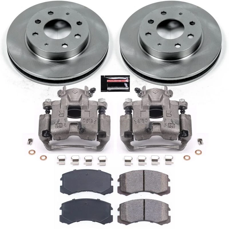 Power Stop Front Autospecialty Brake Kit w/Calipers for 02-07 Mitsubishi Lancer