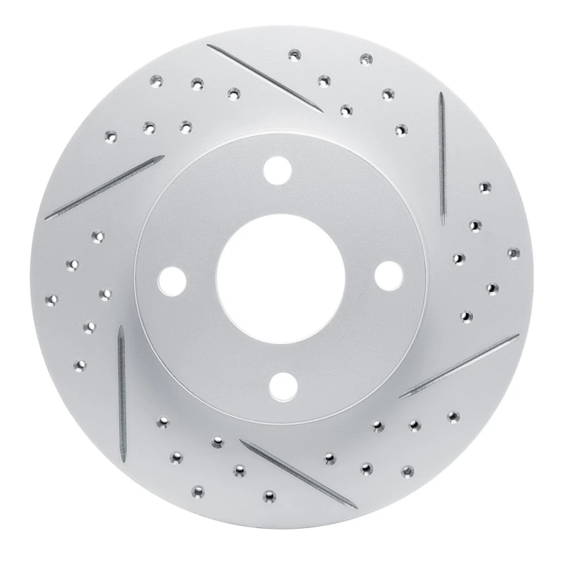 DFC 00-15 Ford Ecosport (Mexico) Front Right Drilled & Slotted Geoperformance Rotor