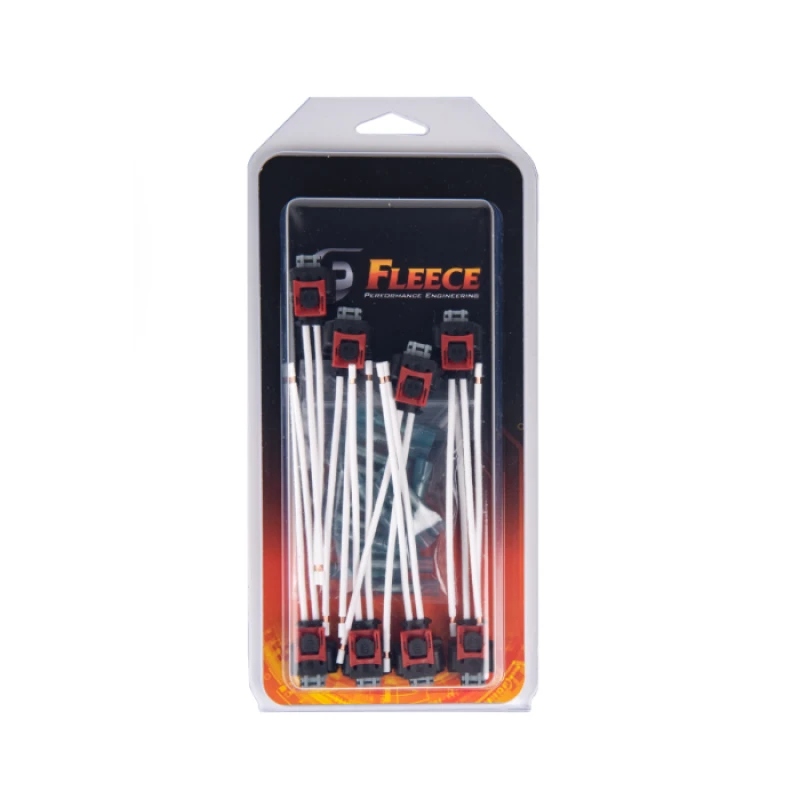 Fleece Performance 17-22 GM 2500/3500 Duramax Ersatz-Kraftstoffeinspritz-Verbinder mit Pigtail (8er-Pack)