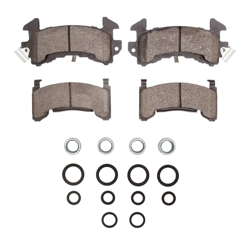 DFC 78-85 Buick Estate Wagon Rear 4000 HybriDynamic Brake Pads and Hardware Kit