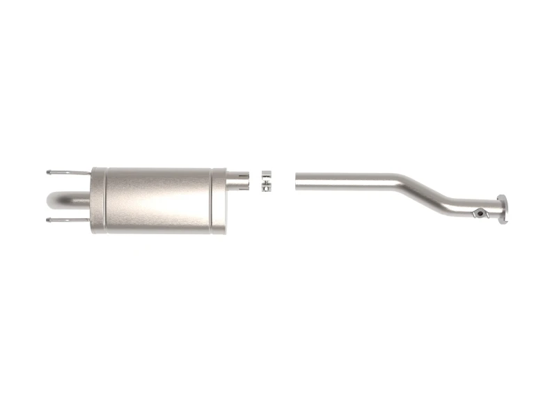 aFe ROCK BASHER 2,5-Zoll-409-Edelstahl-Cat-Back-Auspuff - 99-04 Toyota Tacoma L4-2,4L / V6-3,4L