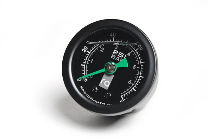 Radium Engineering Kraftstoffdruckanzeige mit 6AN-Inline-Adapter