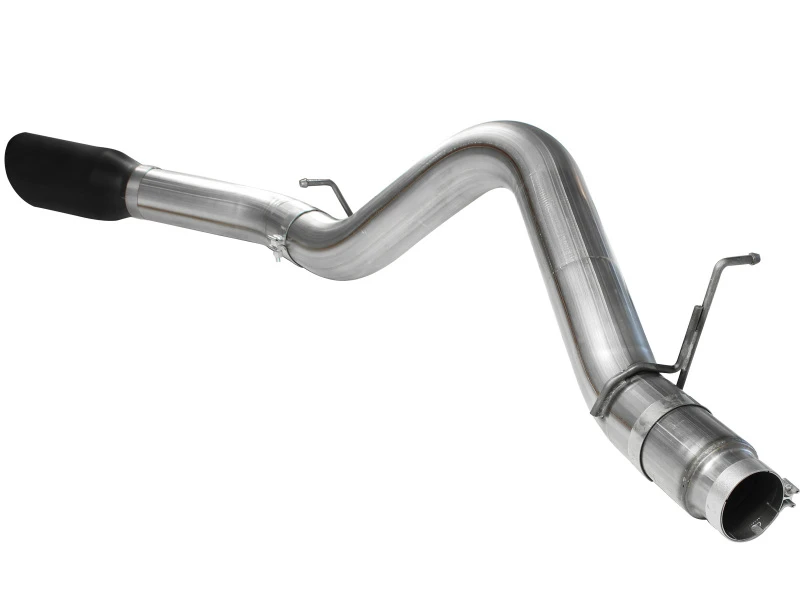 aFe MACHForce XP Auspuff 5 Zoll DPF-Back SS 11-13 GM Diesel Trucks V8-6,6L (td) (LML) (Schwarze Spitze)