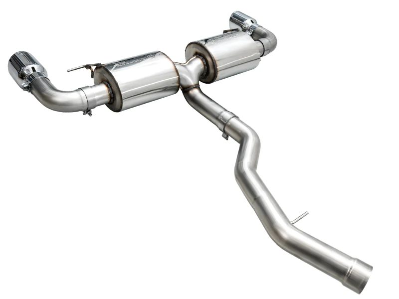 AWE 19-23 BMW 330i / 21-23 BMW 430i Basis G2X Touring Axle Back Auspuff - Chrom Silber