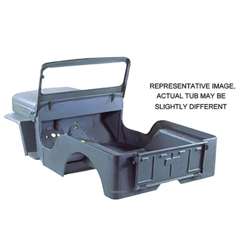 Omix Reproduktion Stahlkarosserie-Schale - 53-68 Willys CJ3B