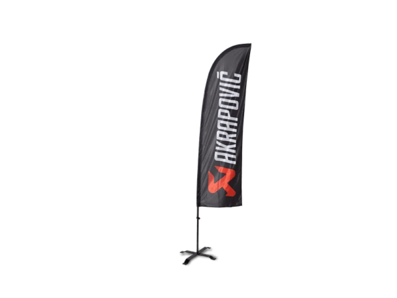 Akrapovic Self standing beach flag set - small