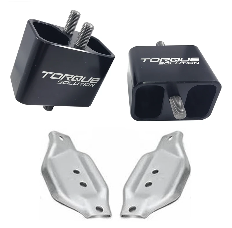 Torque Solution Solid Billet Engine Mounts w/ Mount Plates