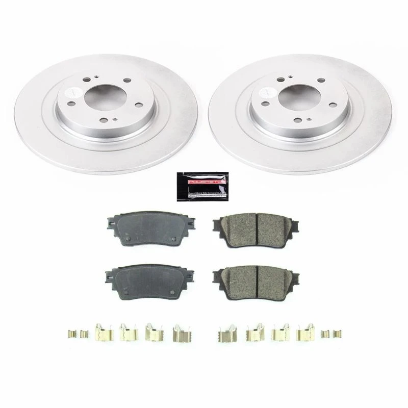Power Stop Rear Z17 Evolution Geomet Coated Brake Kit for 2018 Mitsubishi Eclipse Cross