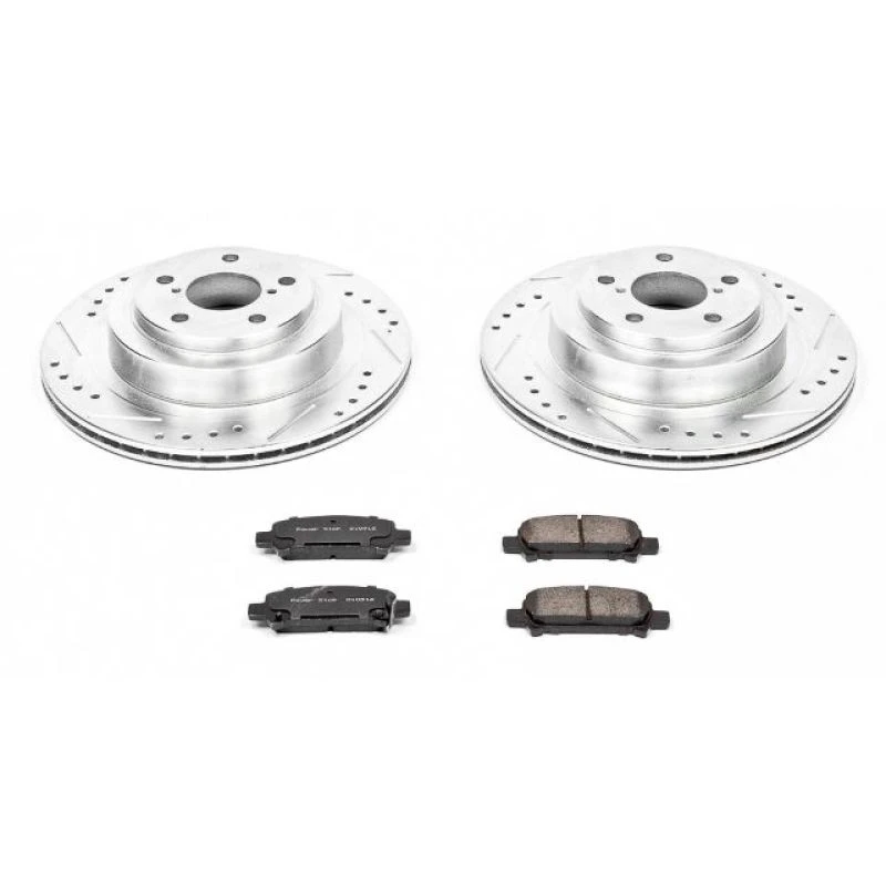 Power Stop Rear Z23 Evolution Sport Brake Kit for 05-09 Subaru Legacy