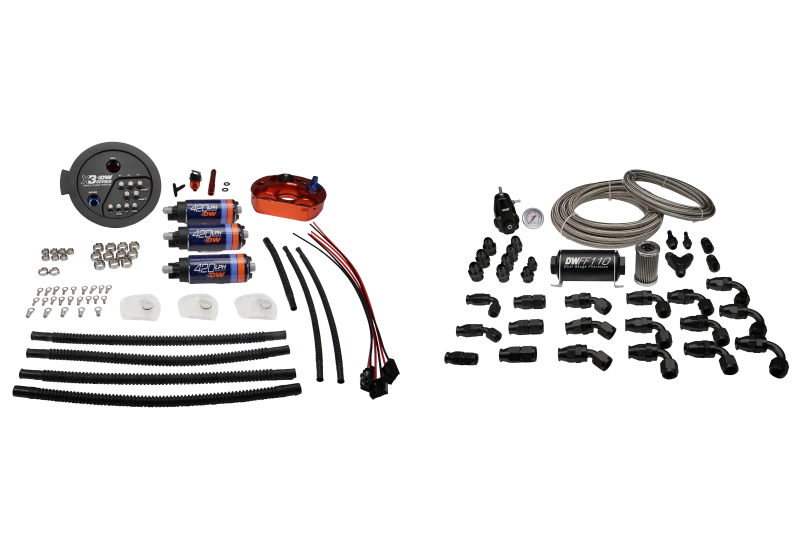 DeatschWerks Kraftstoffpumpenmodul mit dreifachen DW420 Pumpen für A90 Supra und G8X BMW M3/M4