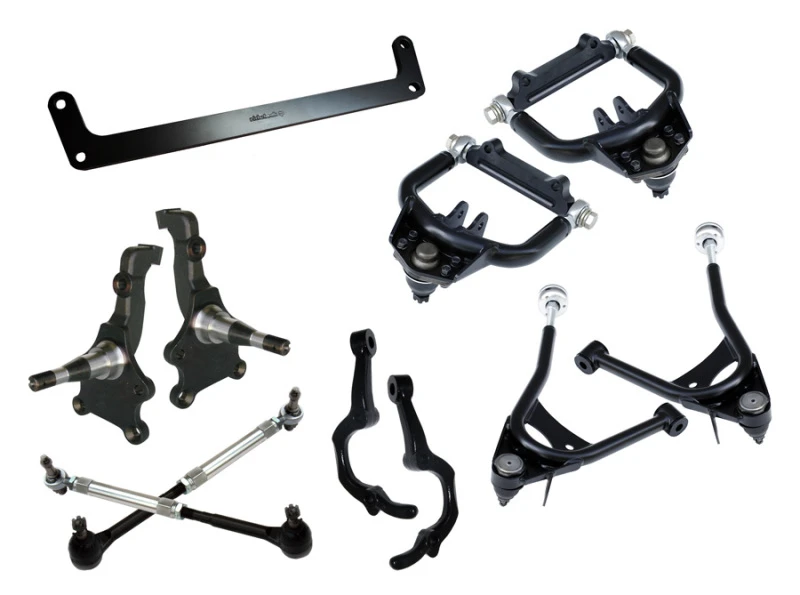 Ridetech 64-66 Ford Mustang Complete Air Suspension System w/ Pin Spindles