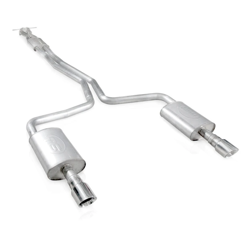Stainless Works 2010-18 Ford Taurus SHO V6 2-1/2in Kat-Back-Kammer-Schalldämpfer X-Rohr