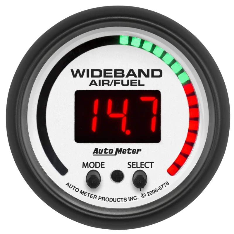 Autometer Phantom 52mm Wideband Air/Fuel Gauge