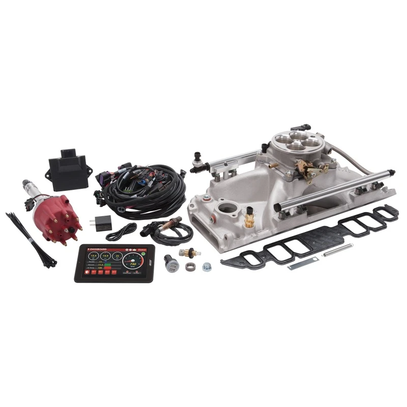 Edelbrock Pro Flo 4 EFI-System Seq Port BBC Rect Port 625 Max HP 35lb/hr Satin-Finish