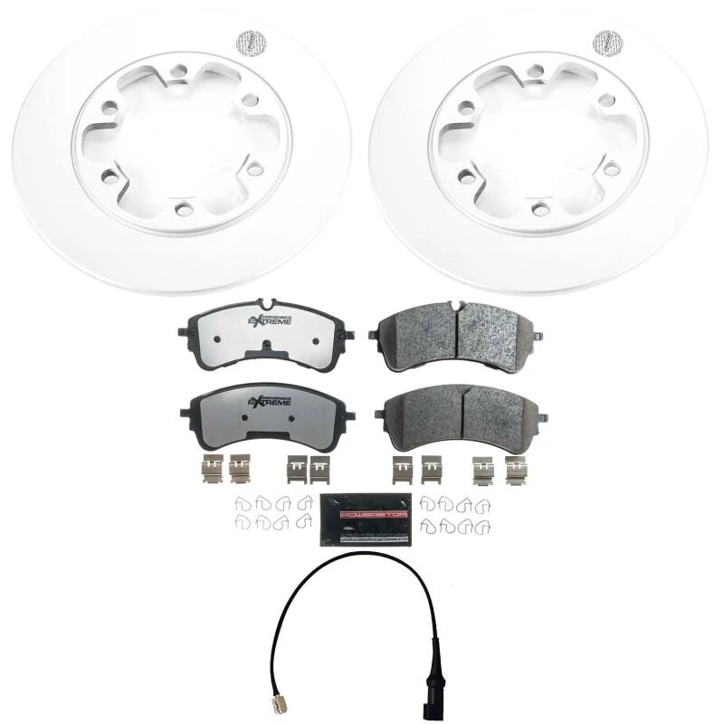 Power Stop 21-24 Ford Transit-150 Rear Z36 Coated Truck & Tow Brake Kit