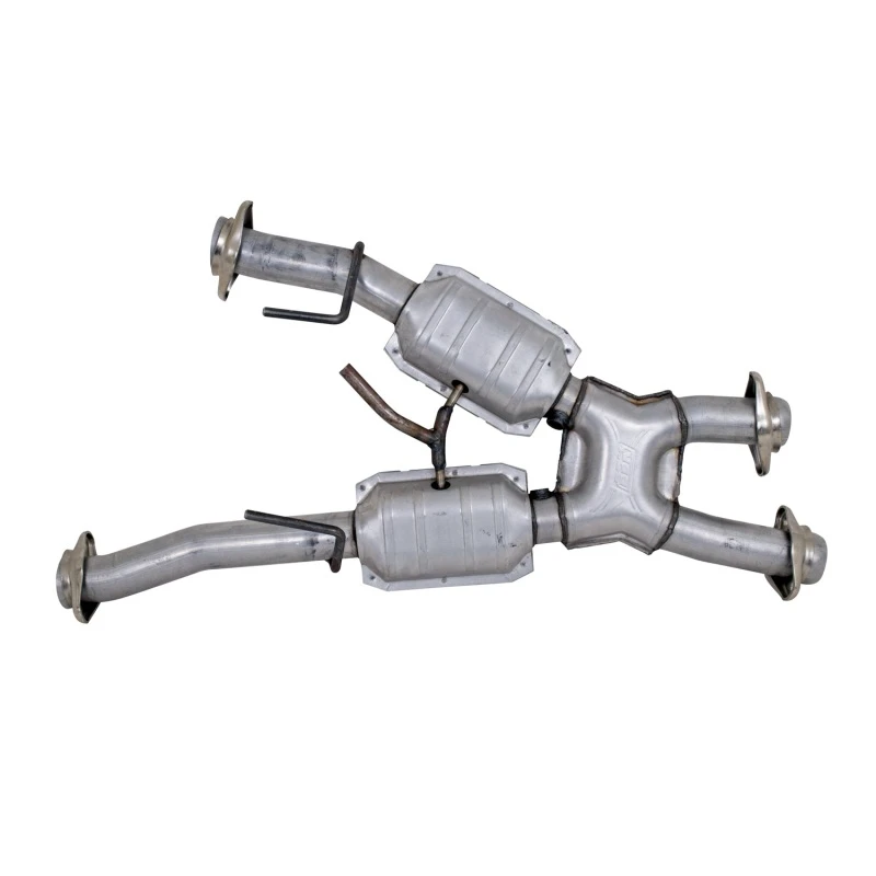 BBK 79-93 Mustang 5.0 Kurzes Mittel-X-Rohr mit Katalysatoren 2-1/2 für automatische Long-Tube-Header