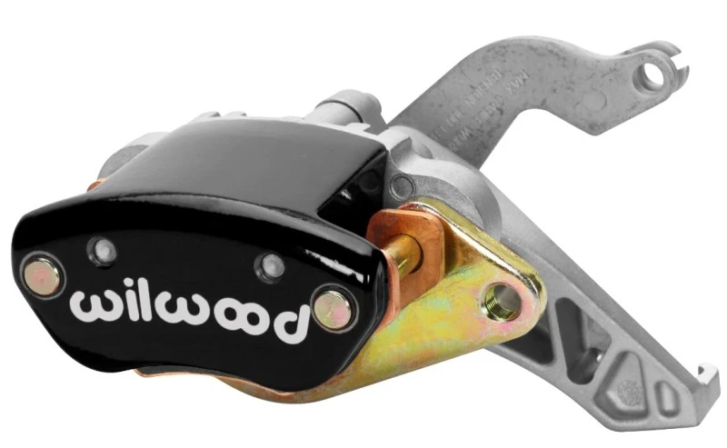 Wilwood Caliper-MC4 Mechanical-R/H - Black w/ Logo 1.19in Piston.81in Disc