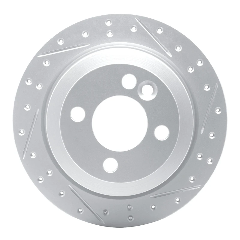 DFC 02-15 Mini Cooper (Excl Clubman Rear Right Drilled & Slotted Geoperformance Rotor