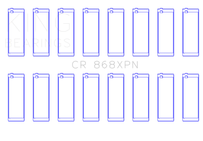 King Ford Prod V8 4.6L/5.4L (Größe STD) Leistungsstangenlager-Set