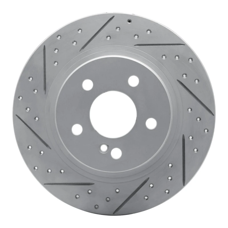 DFC 08-15 Mercedes-Benz C200 (Mexico) Rear Left Drilled & Slotted Geoperformance Rotor