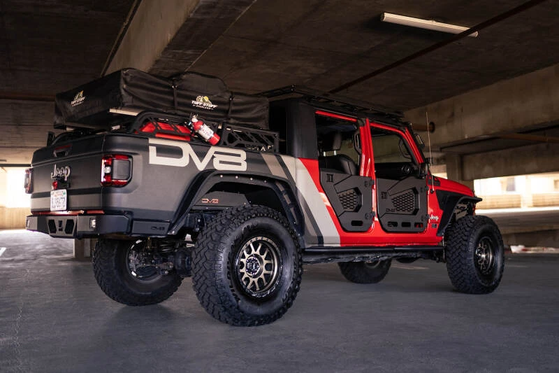 DV8 Offroad Spec Series Half Doors - Rear Set für 2018-2022 Jeep Wrangler JL & Gladiator JT