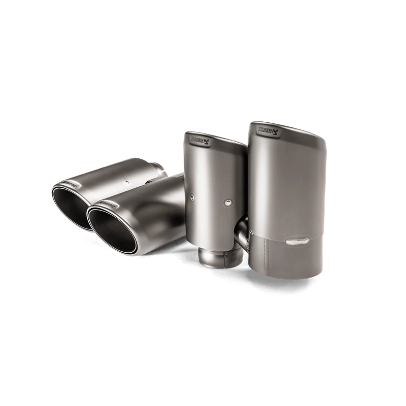 Akrapovic 2018+ Porsche Cayenne V6 (536) Tail Pipe Set (Titanium)