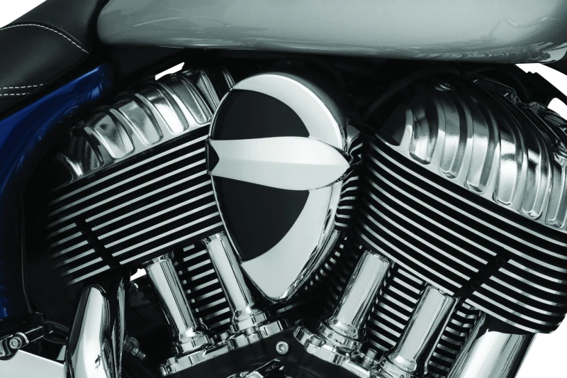Kuryakyn Horn Cover John Shope Series Chrome