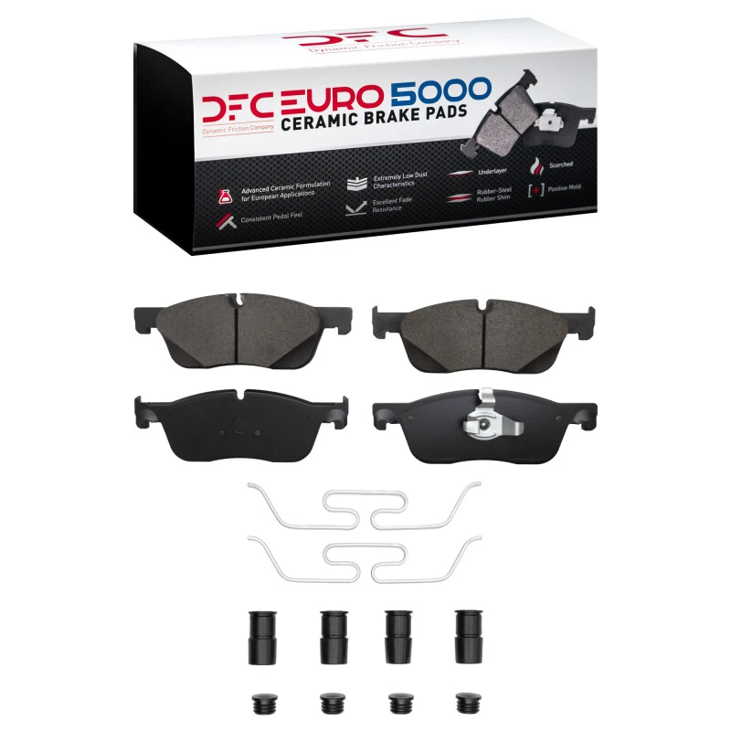 DFC 15-19 Jaguar E-Pace Front Euro 5000 Ceramic Brake Pads and Hardware Kit