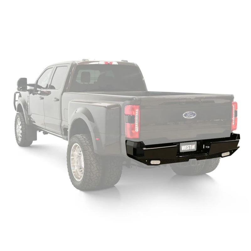 Westin 23-25 Ford F-250/350/450/550/600 HDX Bandit Rear Bumper - Black