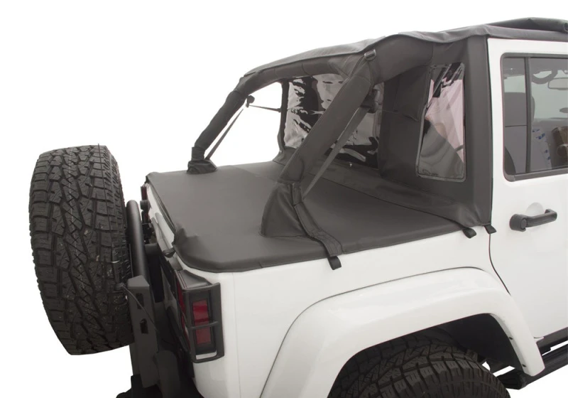 Rampage TrailView Tonneau Top für 2007–2018 Jeep Wrangler JK Unlimited 4-Türer
