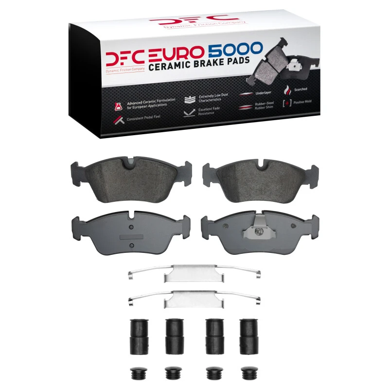 DFC 91-98 BMW 318i Front Euro 5000 Ceramic Brake Pads and Hardware Kit