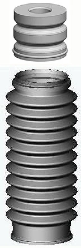 KYB-Stoßdämpfer & Strut-Boots vorne FORD Freestar 2004-07 FORD Windstar 1999-03 MERCURY Monterey